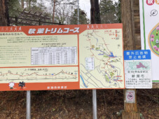 秋葉公園トリムコース案内サイン